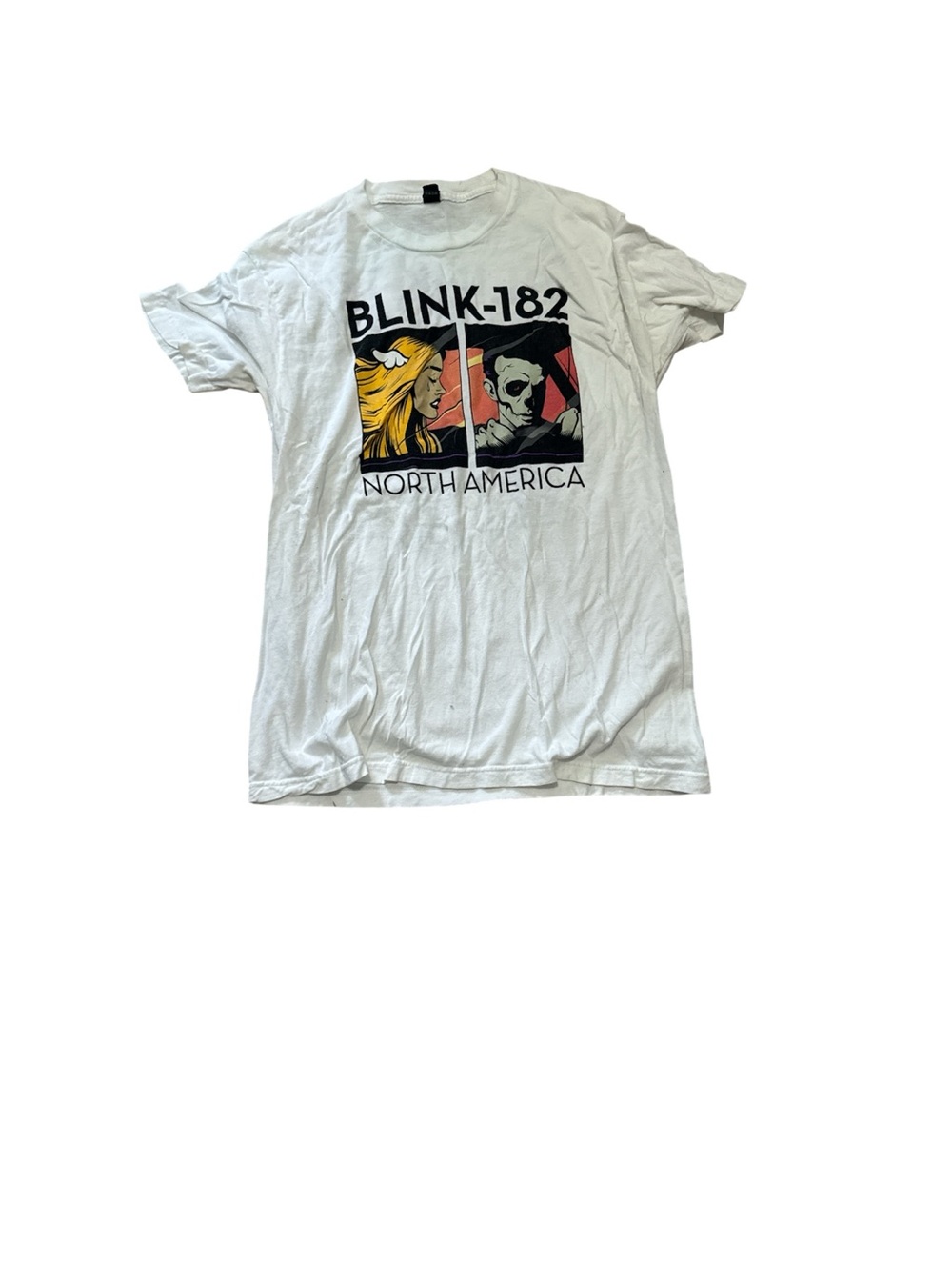 Blink-182 North America Graphic 2016 tour Tee - White
